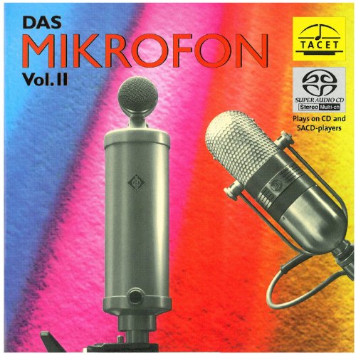 CD cover for Georg Rox Quartett’s “The Microphone Vol. 2”, featuring a vintage microphone.