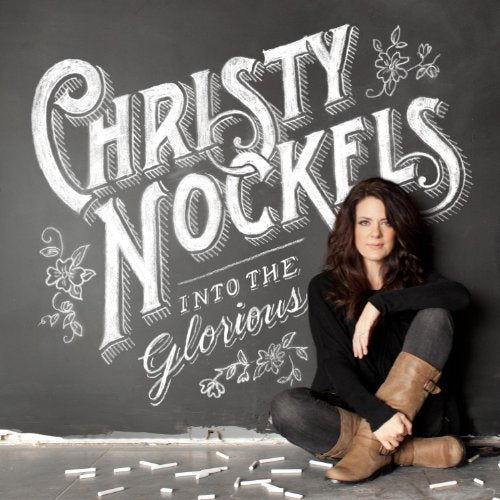 Christy Nockels album cover with artist portrait and chalk lettering.