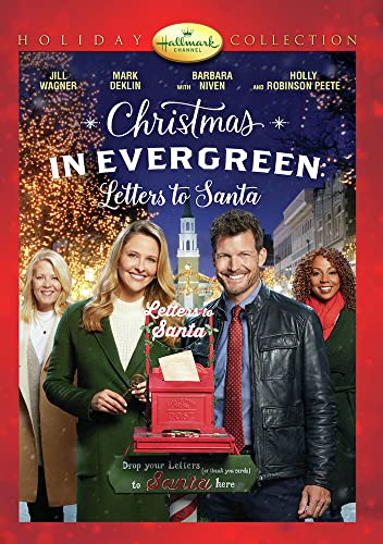 DVD cover for "Christmas in Evergreen: Letters to Santa" featuring cast.