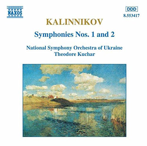 CD cover for Kalinnikov symphonies with a landscape painting.