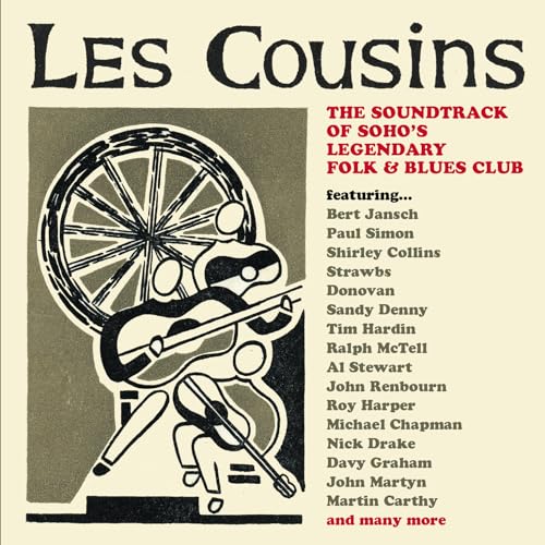 CD cover for "Les Cousins" soundtrack featuring folk and blues artists.