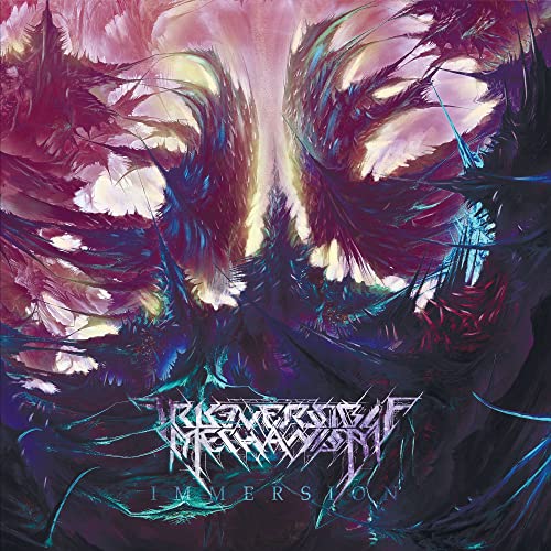 CD cover art: abstract, dark, swirling shapes with band name "Irreversible Mechanism".