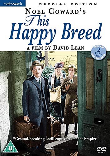 This Happy Breed" DVD cover featuring three people in 1940s attire.