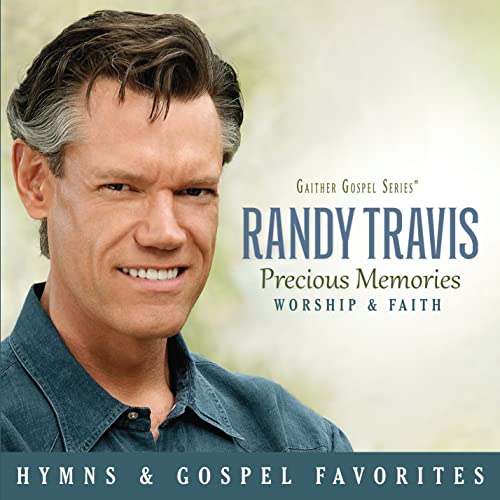 Randy Travis album cover, “Precious Memories,” featuring his portrait.