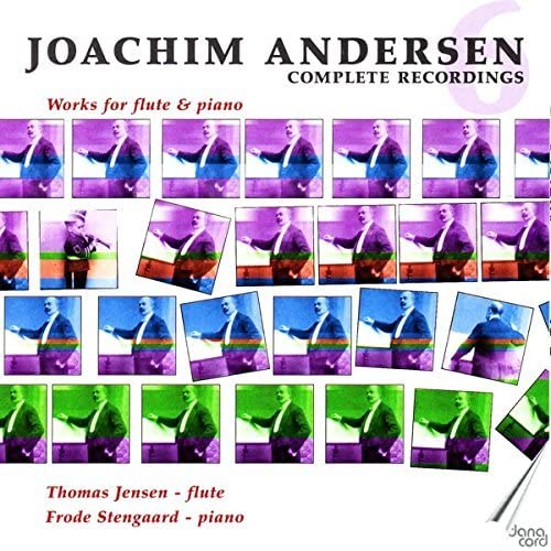 CD cover for Joachim Andersen’s “Complete Recordings, Vol. 6” with repeated portraits.