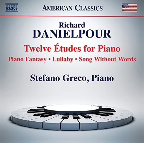 CD cover for Richard Danielpour’s piano works performed by Stefano Greco.