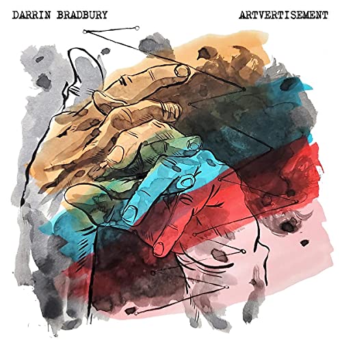 CD cover art: watercolor hands with lines on a white background.