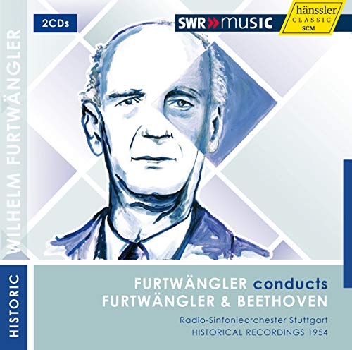 CD cover featuring a portrait of conductor Wilhelm Furtwängler.