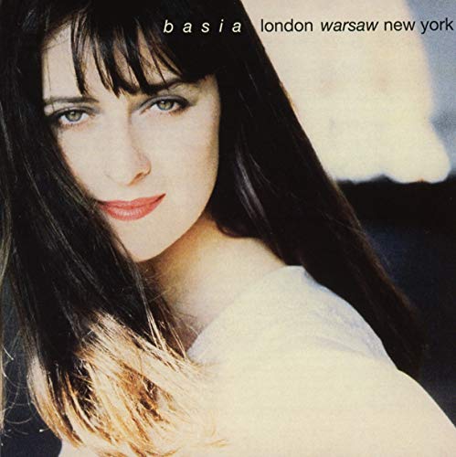 CD cover featuring a close-up portrait of Basia with dark hair.