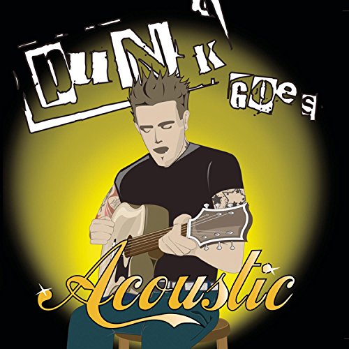 CD cover: illustrated man playing acoustic guitar, "Punk Goes Acoustic" text.