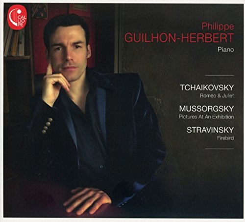 CD cover featuring pianist Philippe Guilhon-Herbert and composer names.
