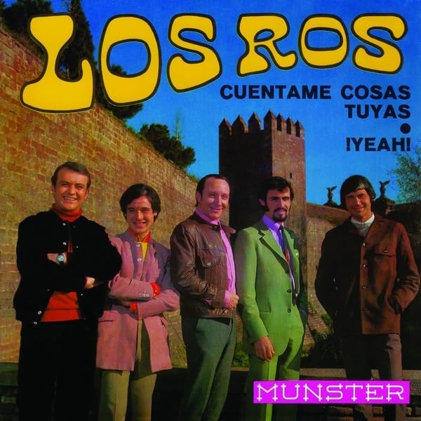 Vinyl album cover for Los Ros’ “Cuentame Cosas Tuyas” featuring a band photo.