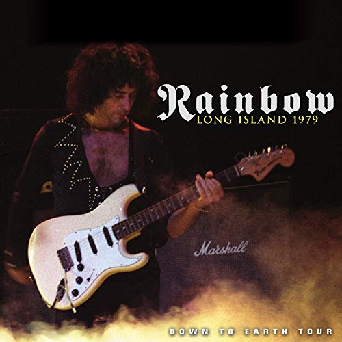 Rainbow album cover, guitarist playing onstage with smoke effects.