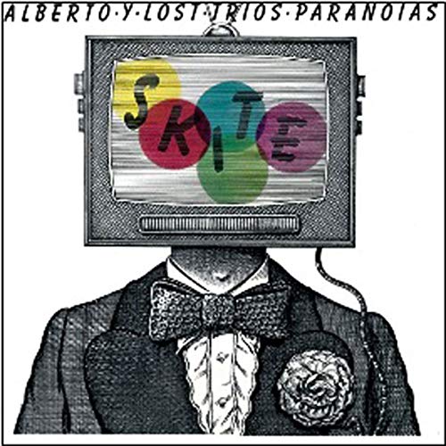 CD cover: suit-clad figure with a television head displaying “SKITE”.