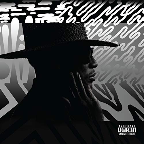 Black and white album cover featuring Raphael Saadiq in a hat.