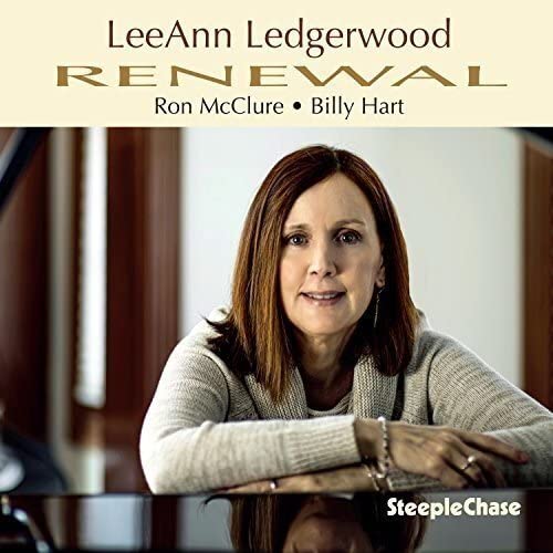 CD cover featuring portrait of LeeAnn Ledgerwood, with text “Renewal”.