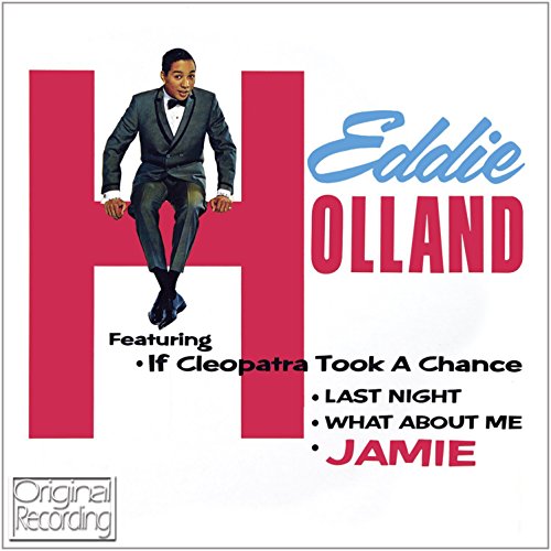 CD cover for Eddie Holland, featuring a portrait and red letter "H".