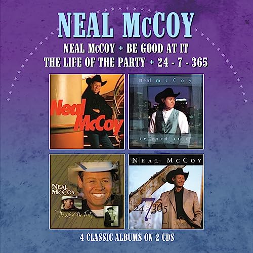 Neal McCoy CD cover with four album images and text details.