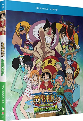 One Piece Nebula Blu-ray cover featuring colorful anime characters.