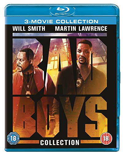 Bad Boys" Blu-ray case featuring Will Smith and Martin Lawrence.