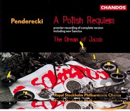 CD cover for Penderecki’s “A Polish Requiem” and “The Dream of Jacob.”