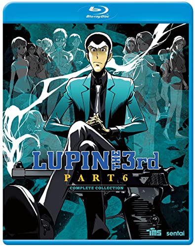 Lupin the 3rd Part 6 Blu-ray cover featuring Lupin and supporting characters.