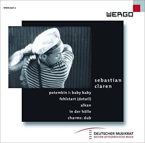 CD cover: black and white photo of a sailor, text details composer and titles.