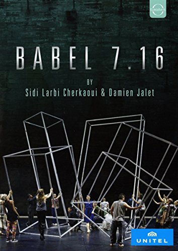 DVD cover for "Babel 7.16" featuring dancers among geometric structures.