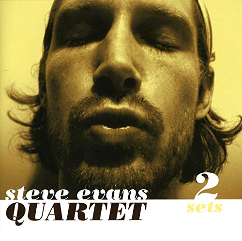 CD cover featuring a close-up portrait of Steve Evans and text “2 sets”.