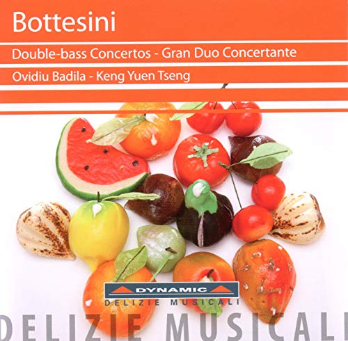 CD cover featuring colorful fruits and vegetables arranged around text.