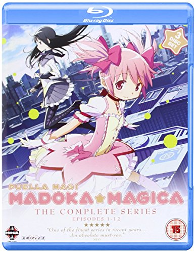 Blu-ray cover featuring two anime girls with a city backdrop.