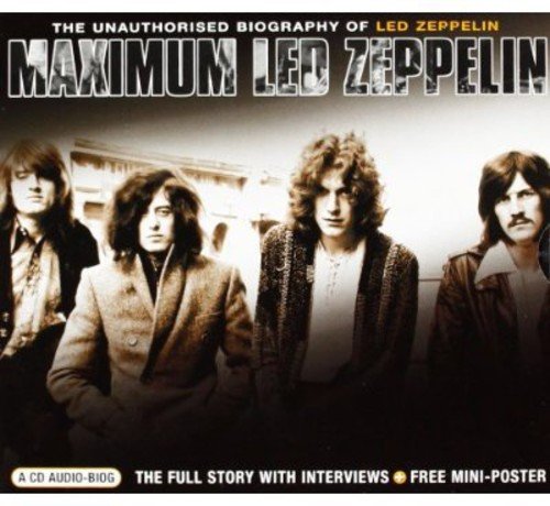 CD cover for "Maximum Led Zeppelin" featuring band members in sepia tones.
