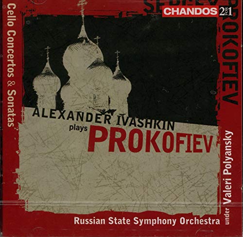 CD cover featuring stylized Russian architecture and text: Prokofiev, Ivashkin.
