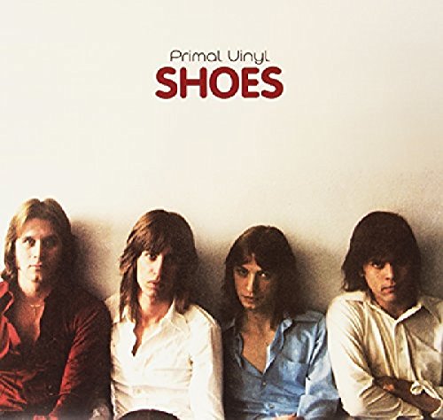 Album cover for "Shoes" by Primal Vinyl, featuring four men.