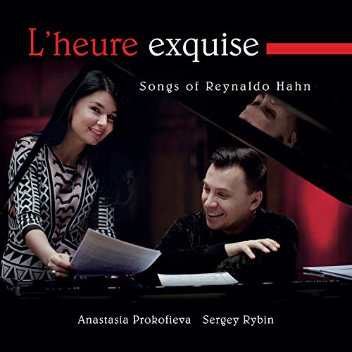 CD cover featuring two musicians at a grand piano, Prokofieva and Rybin.