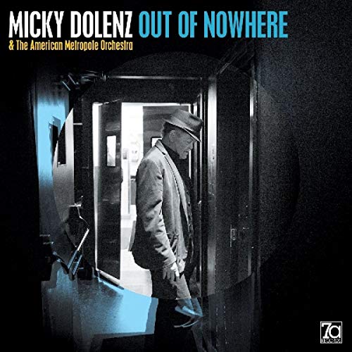 Micky Dolenz album cover: man in a doorway, blue and black tones.