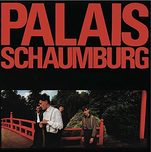 CD cover: "Palais Schaumburg" with a band photo in a garden.