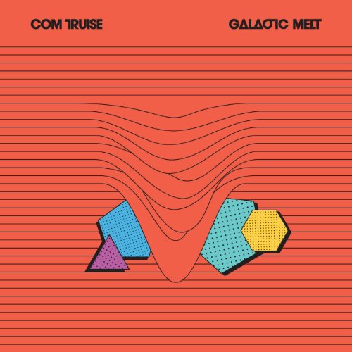 Galactic Melt" CD cover: orange, wavy lines, and geometric shapes.