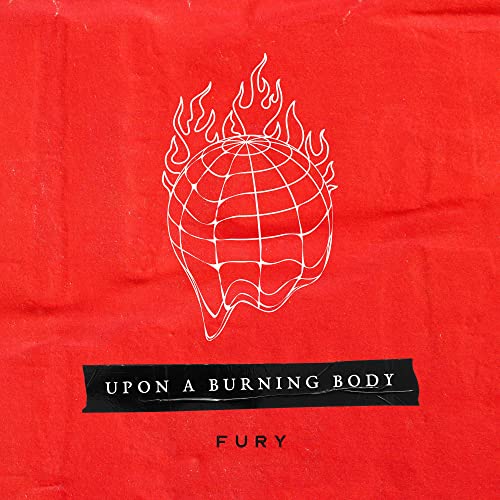 Red album cover with a flaming, wireframe skull and text "Fury".