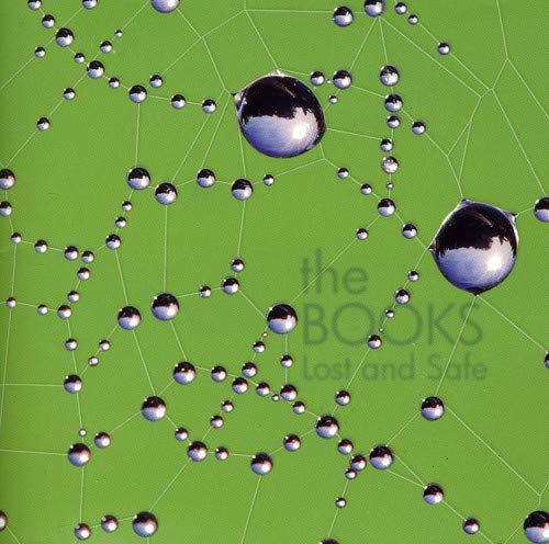 Green background with water droplets and the album title "the BOOKS - Lost and Safe".