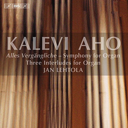 CD cover for Jan Lehtola’s “Ahoorgan Works” with organ pipe imagery.