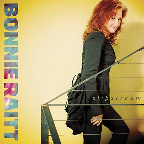 Bonnie Raitt album cover, "Slipstream," featuring a portrait of the artist.