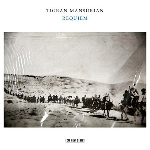 CD cover for Tigran Mansurian’s “Requiem” featuring a historical procession.