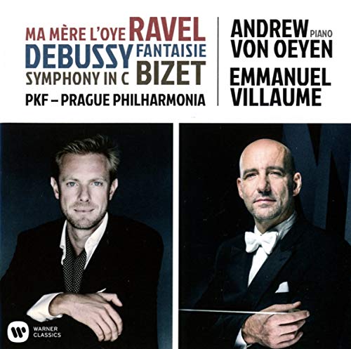 CD cover featuring portraits of Andrew von Oeyen and Emmanuel Villaume.