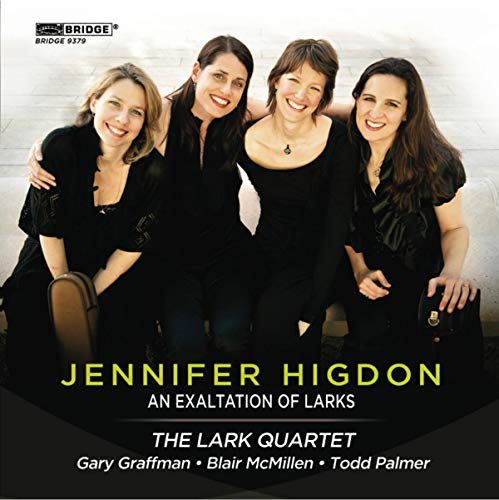 CD cover featuring four smiling women, likely a string quartet.