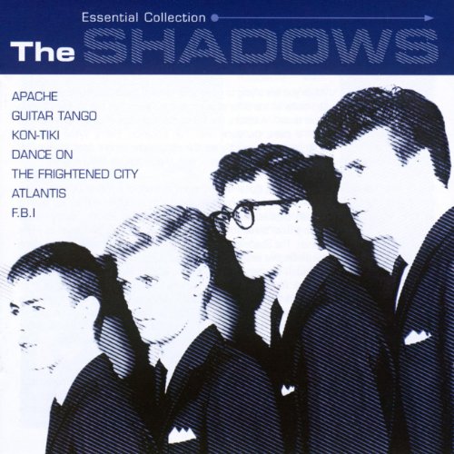 CD cover for The Shadows’ “Essential Collection” featuring band members.