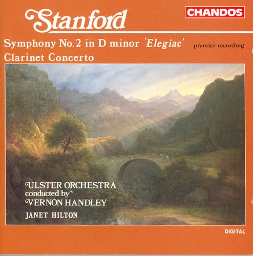CD cover for Stanford’s Symphony No. 2 featuring a landscape painting.
