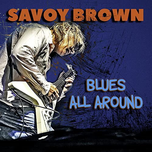 Savoy Brown album cover featuring a guitarist playing a white guitar.
