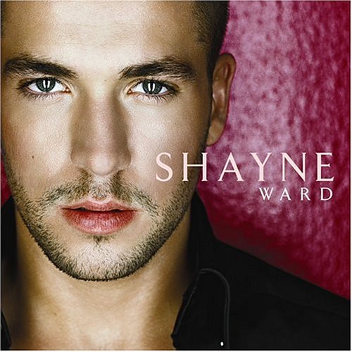 CD cover featuring a close-up portrait of Shayne Ward against a red background.