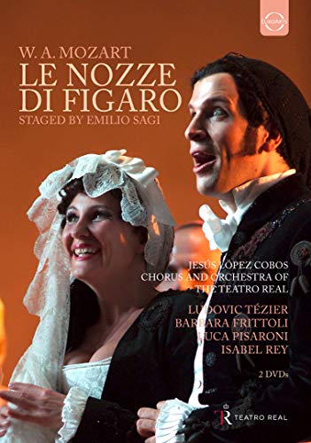 DVD cover for Mozart’s “Le Nozze Di Figaro” opera performance.